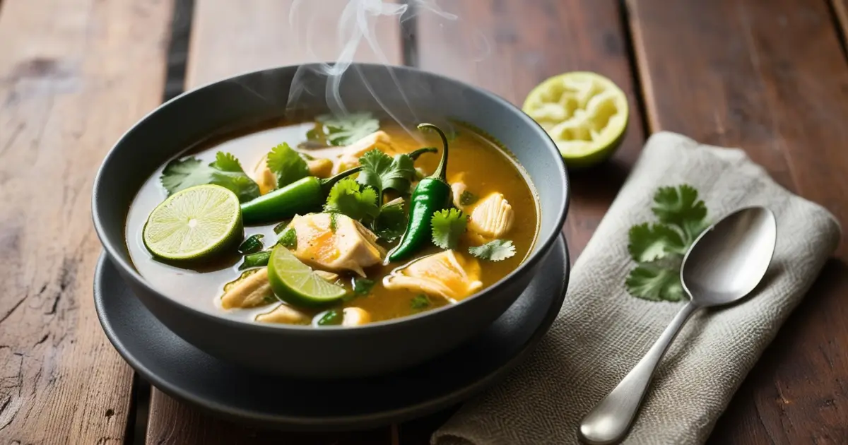 green chili chicken soup