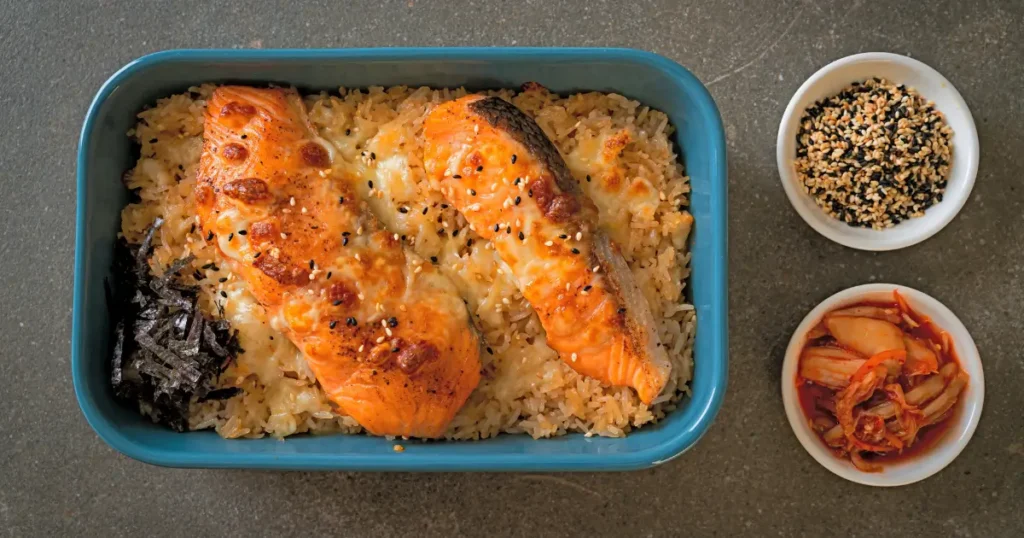 spicy salmon bowl