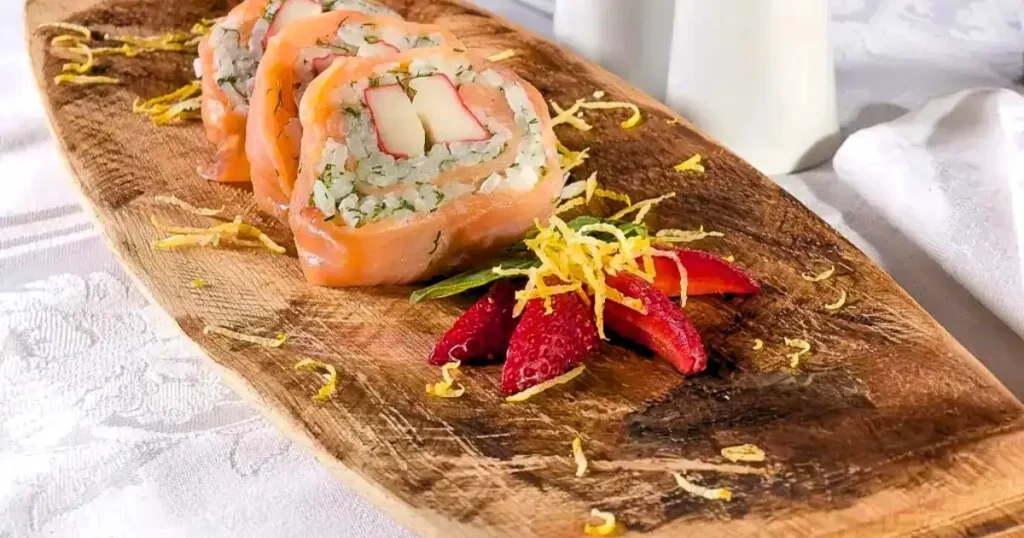 sushi bake recipe salmon and crab