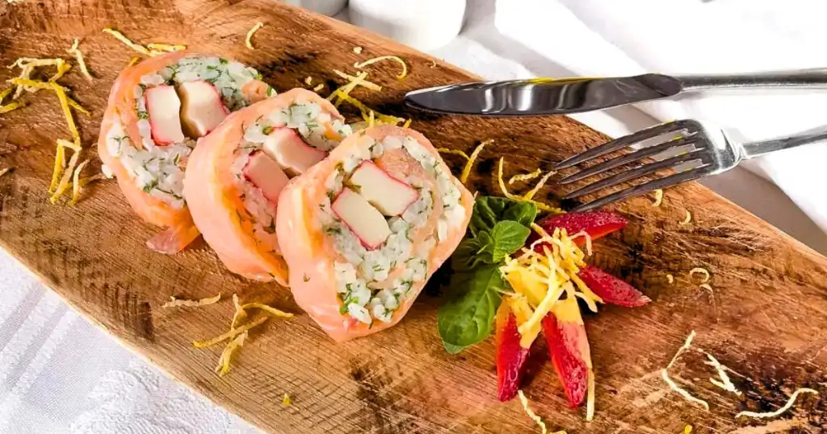 sushi bake recipe salmon and crab