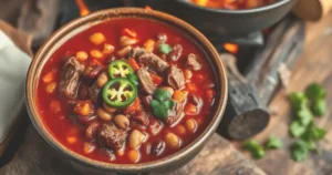 Cowboy steak chili